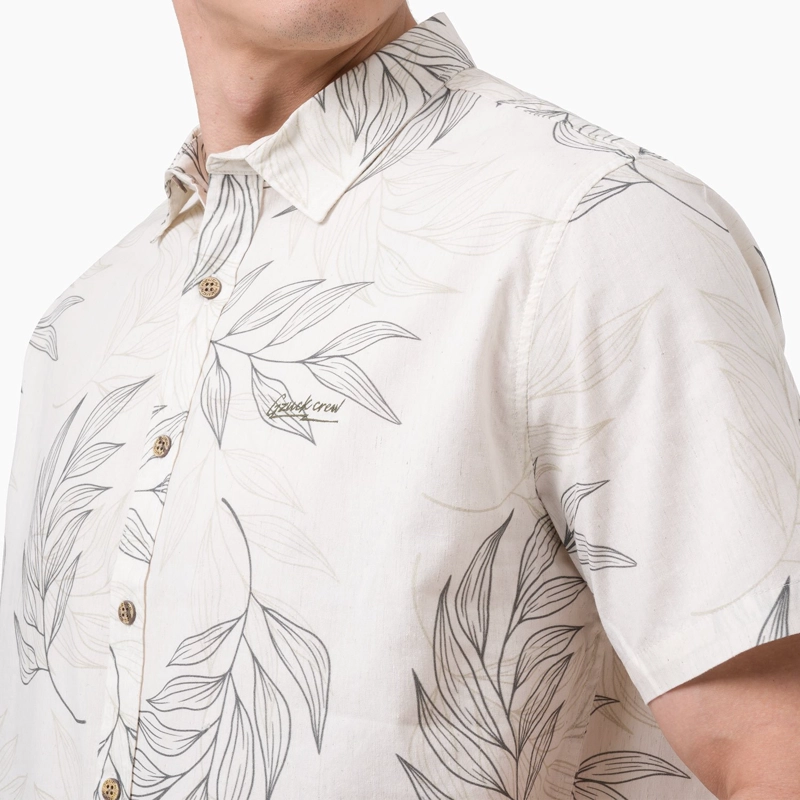 CAMISA MANGA CORTA HOMBRE GZUCK IVORY LHOUX - 3