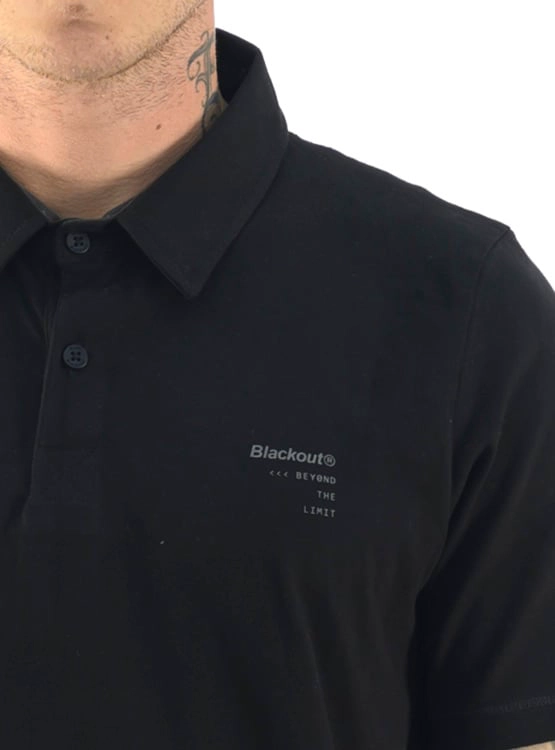 POLO MANGA CORTA ALGODÓN HOMBRE BLACKOUT DINAMO H24-25  - 3
