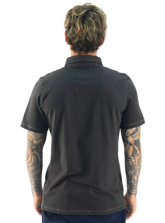 POLO MANGA CORTA ALGODÓN HOMBRE BLACKOUT DINAMO H24-25  - 2
