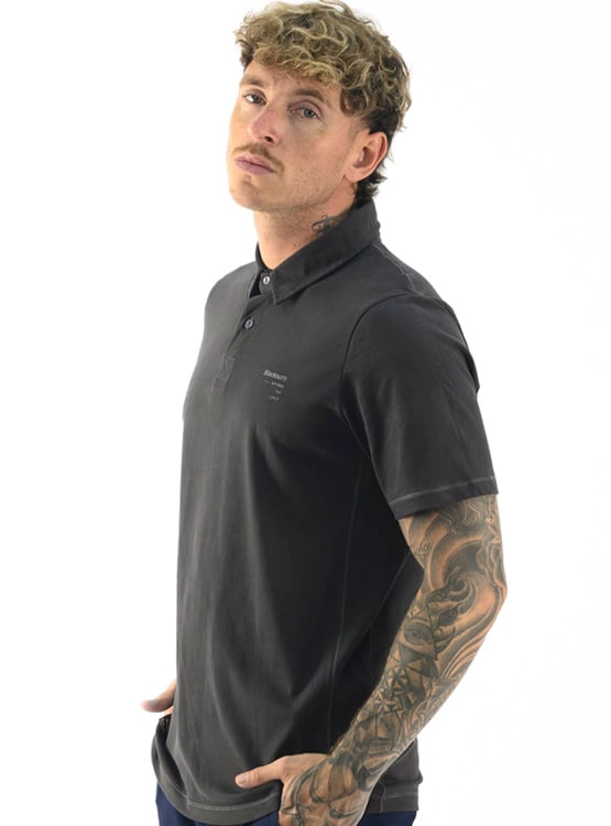 POLO MANGA CORTA ALGODÓN HOMBRE BLACKOUT DINAMO H24-25  - 3