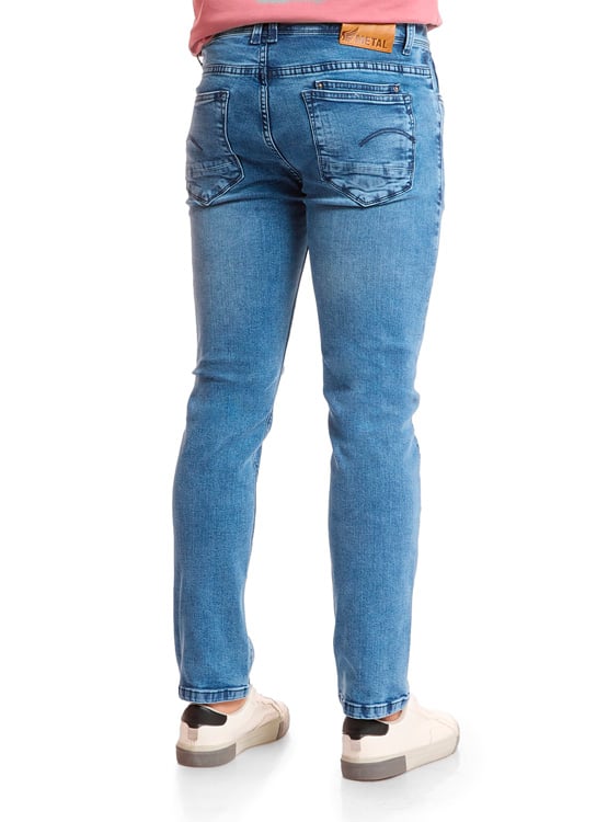 JEANS ALGODÓN SLIM STRAIGHT HOMBRE METAL JEANS ROCKET - 3