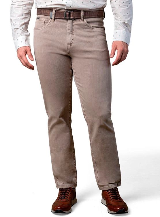 PANTALÓN ALGODÓN REGULAR PITILLO HOMBRE PIONIER BECKAHM2 - 1