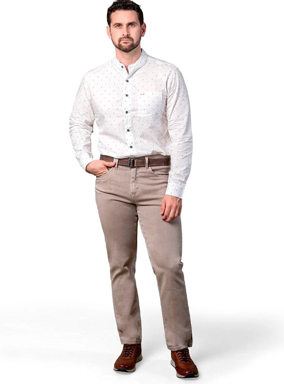 PANTALÓN ALGODÓN REGULAR PITILLO HOMBRE PIONIER BECKAHM2 - 4