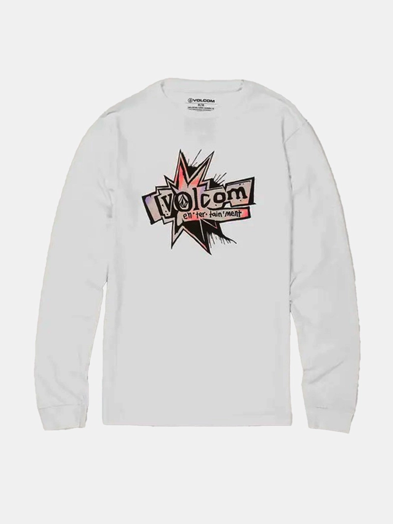 POLO MANGA LARGA ALGODÓN ORGÁNICO HOMBRE VOLCOM BLANCO ENT LST - 1
