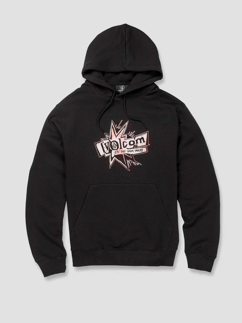 POLERA MANGA LARGA ALGODÓN HOMBRE VOLCOM NEGRO V ENT PEPPER PO - 1