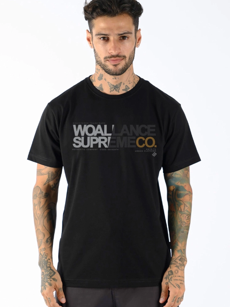 POLO MANGA CORTA ALGODÓN HOMBRE WOALLANCE CLASICO 115 H24 - 1