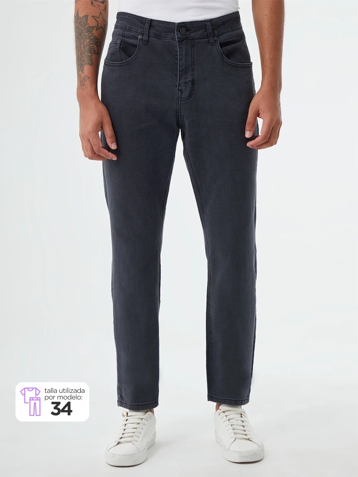 JEAN JUVENIL HOMBRE INDEX DEVIL NEGRO - 1