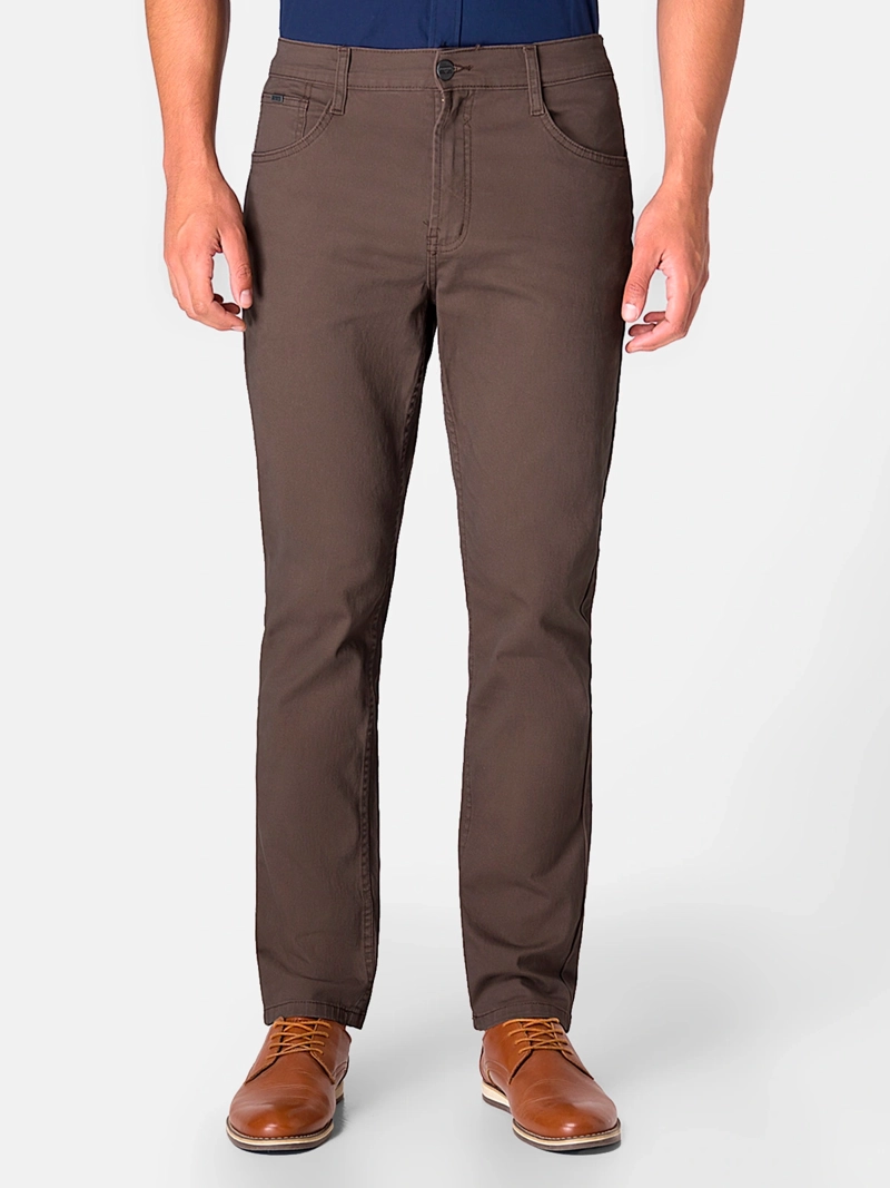 PANTALÓN ALGODÓN RECTO HOMBRE PIONIER RELAXED CONFORT - 1