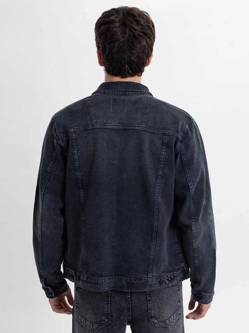CASACA ALGODÓN HOMBRE KANSAS CARBÓN K20501C BÁSICA - 2