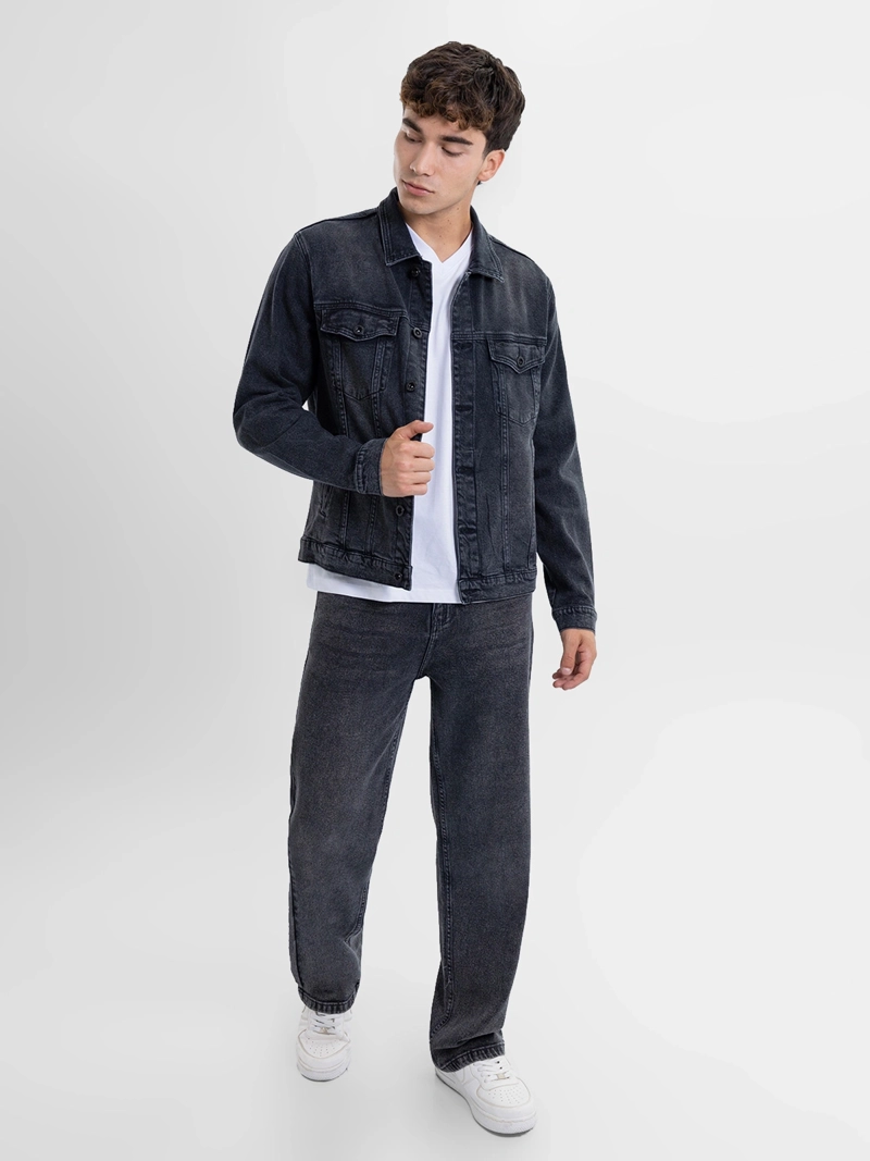 CASACA ALGODÓN HOMBRE KANSAS CARBÓN K20501C BÁSICA - 4