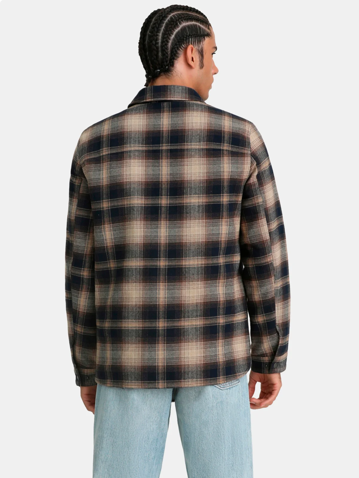 CASACA ALGODÓN HOMBRE LEVI'S MARRÓN SHACKET LAY DOWN COLLAR SHIRT JKT W/ QUILTED LINING - 2