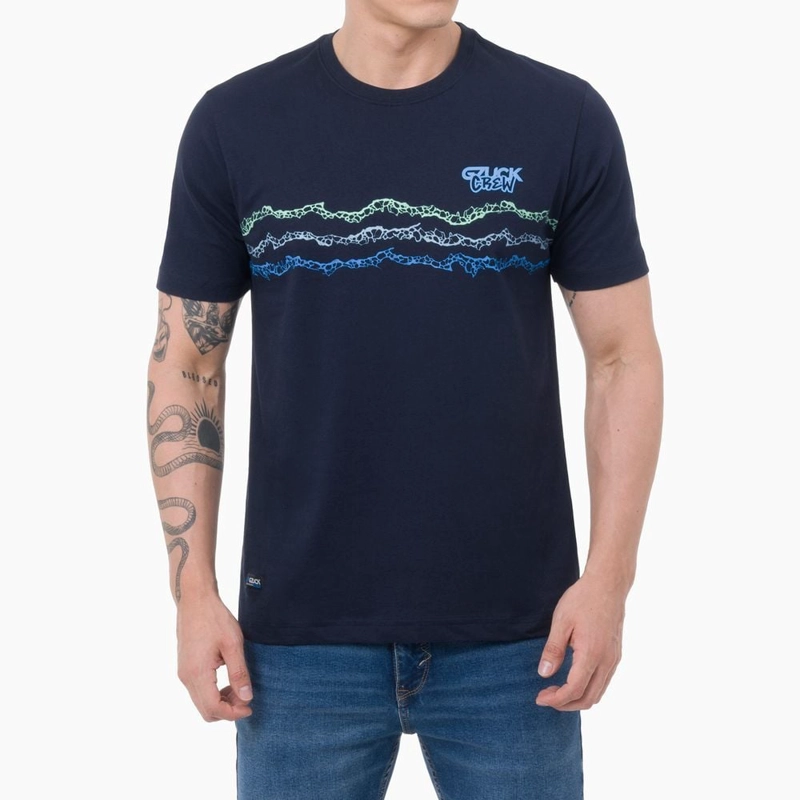 POLO MANGA CORTA HOMBRE GZUCK OKER REGULAR FIT - 1