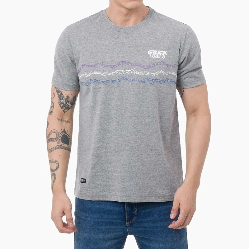 POLO MANGA CORTA HOMBRE GZUCK OKER REGULAR FIT - 1