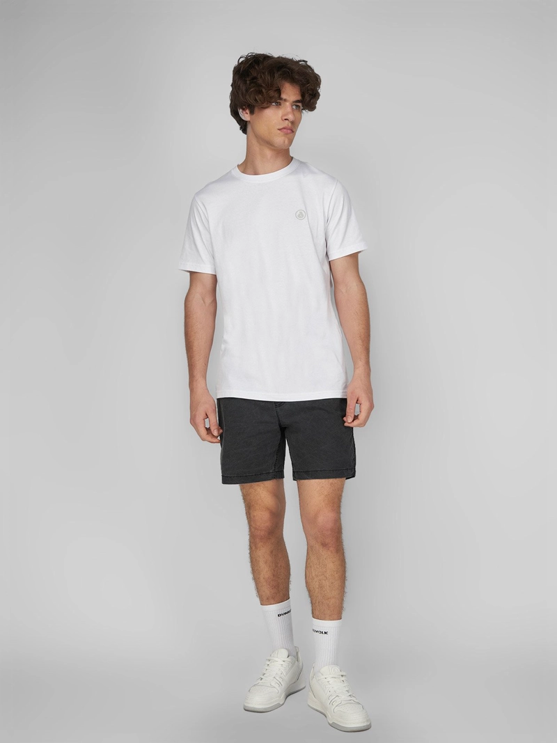 POLO MANGA CORTA ALGODÓN HOMBRE DUNKELVOLK NEGRO 3D LOGO - 2