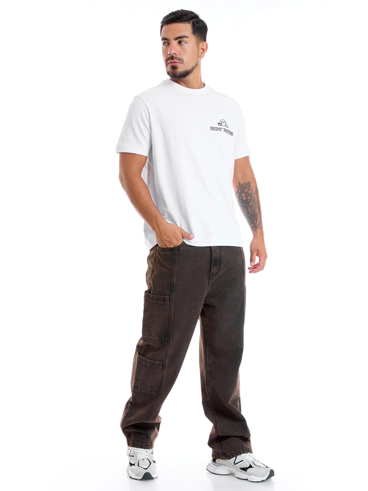 JEAN ALGODÓN BAGGY HOMBRE METAL JEANS BROKLIN - 4