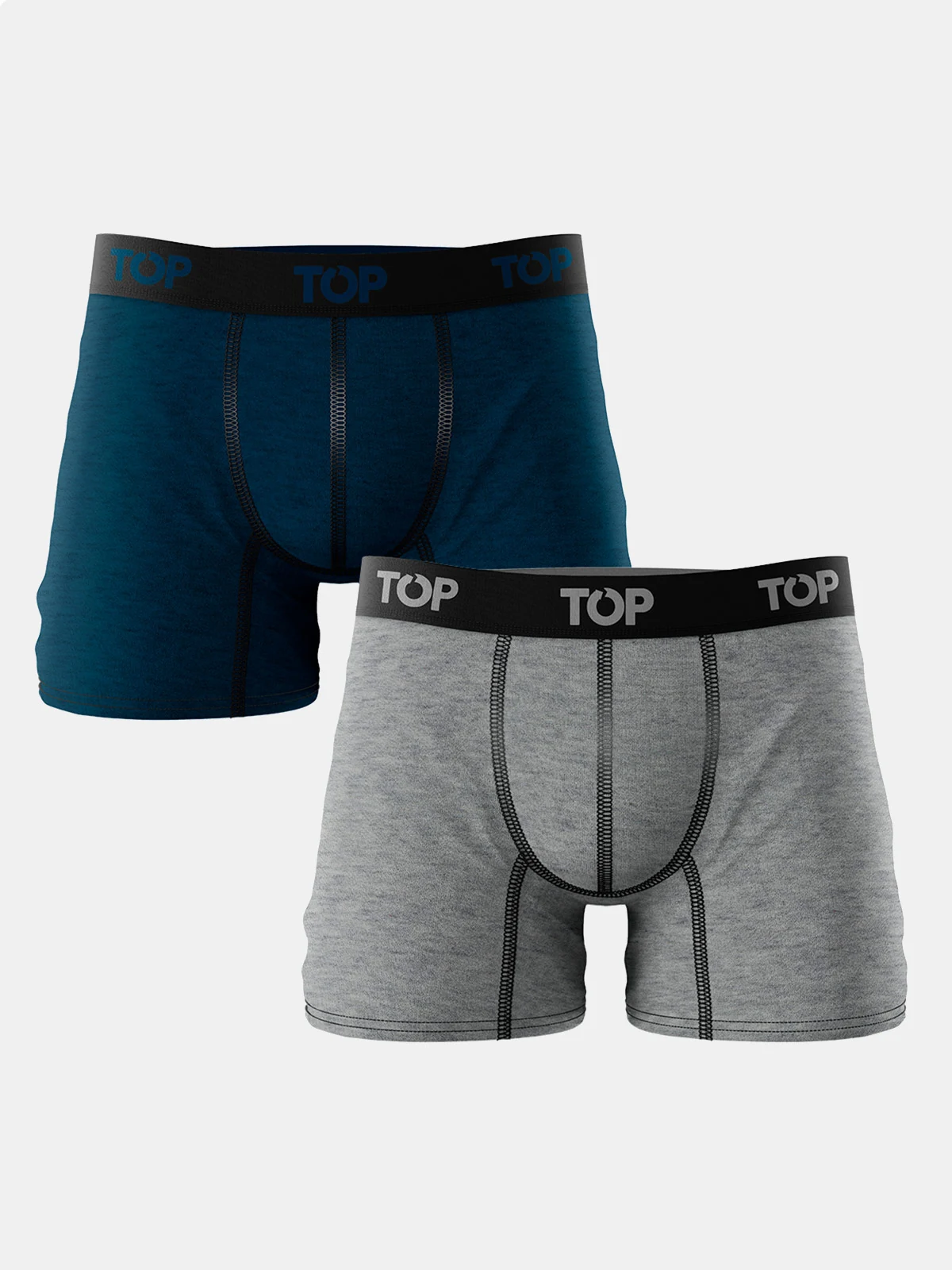PACK X2 BOXER ALGODON HOMBRE TOP MULTICOLOR - 1