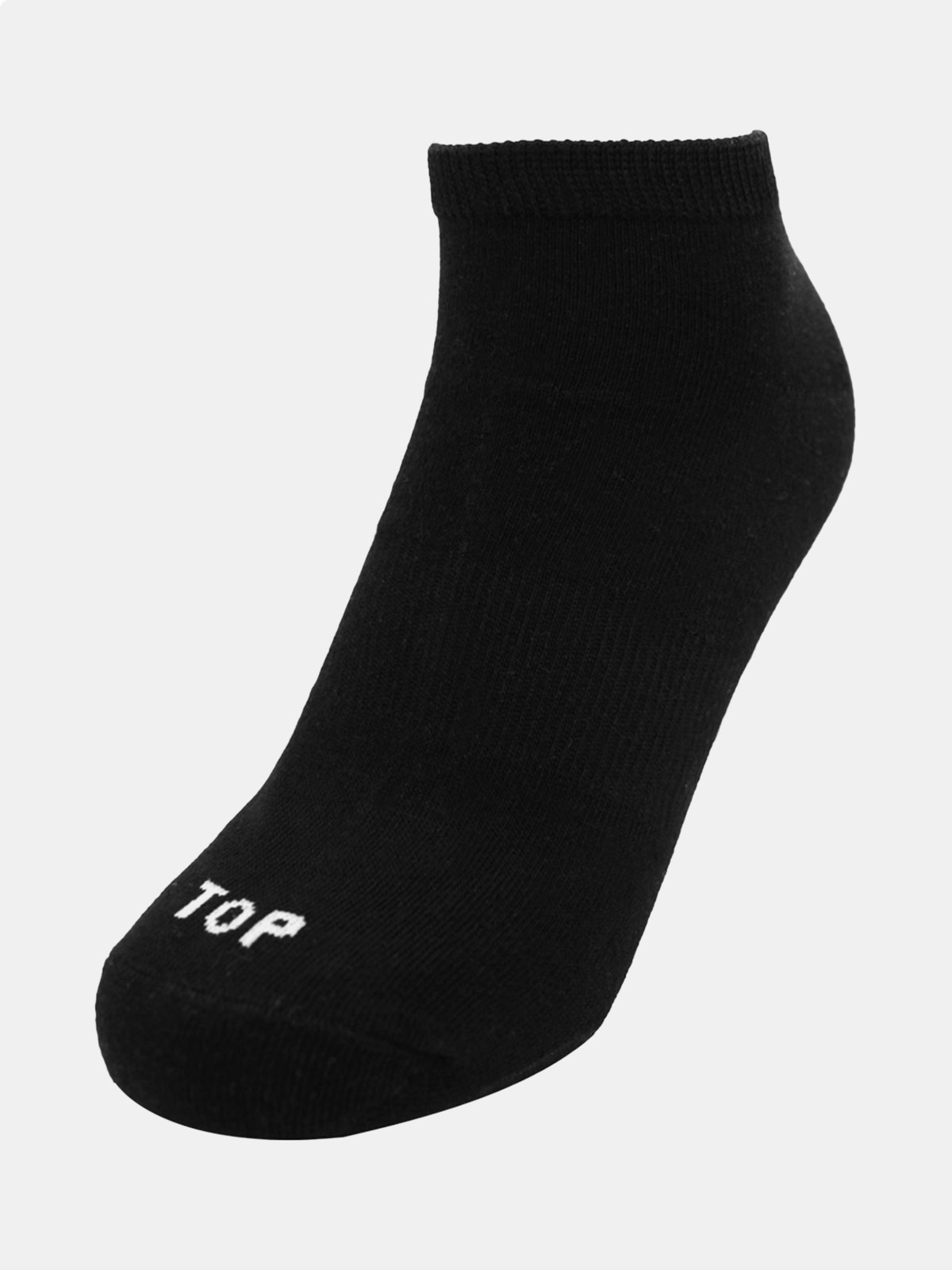 PACK X5 CALCETIN TOBILLERO TOP NEGRO - 2