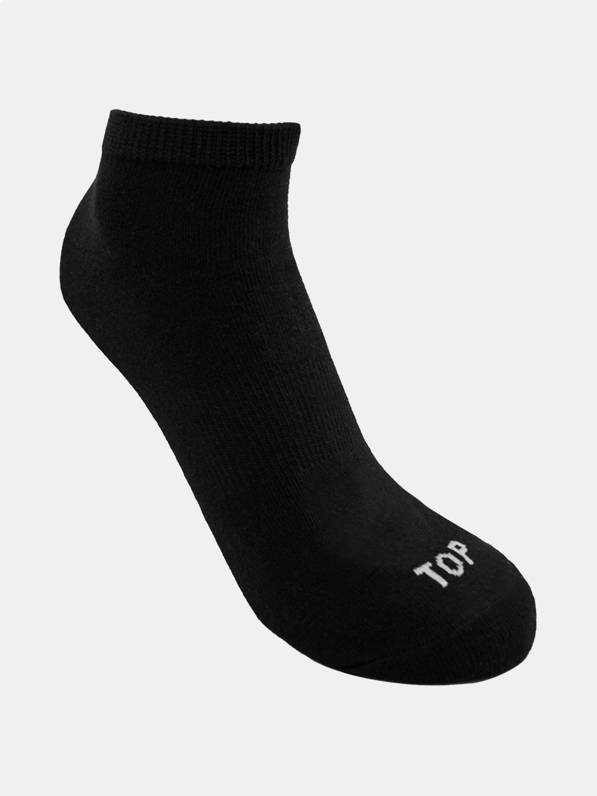 PACK X5 CALCETIN TOBILLERO TOP NEGRO - 3