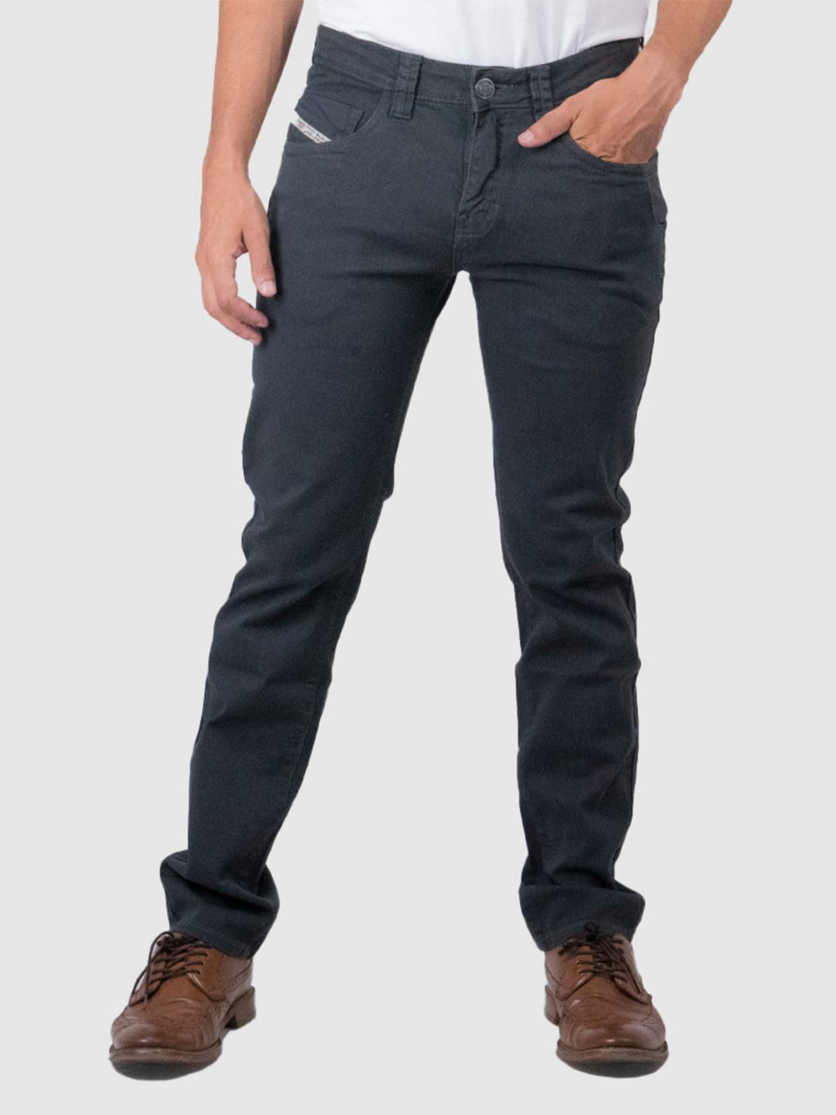 PANTALÓN SLIM FIT ALGODÓN HOMBRE PARADA 111 FREDILSON - 1