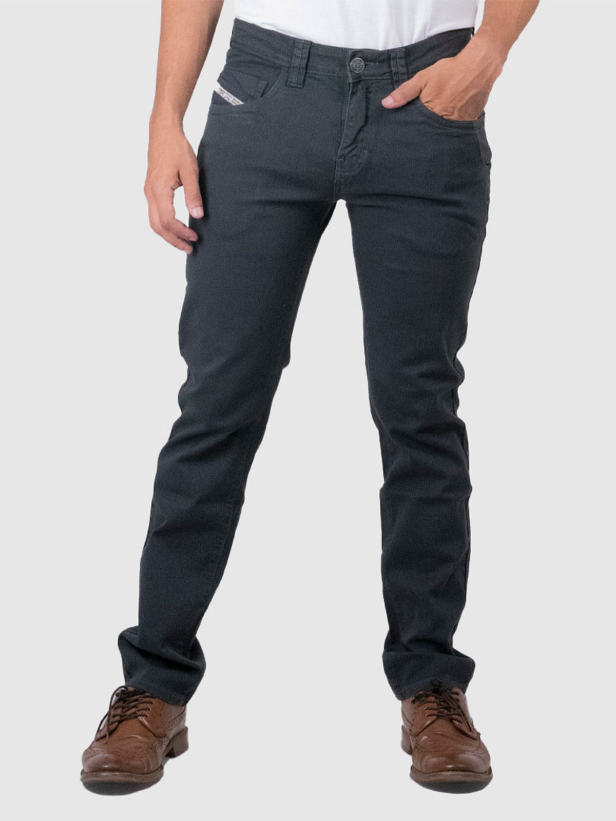 PANTALÓN SLIM FIT ALGODÓN HOMBRE PARADA 111 FREDILSON - 1