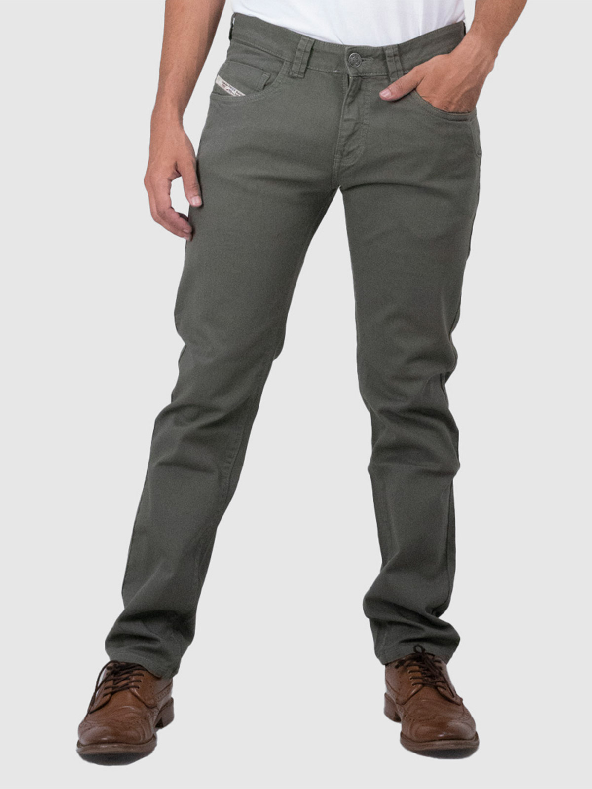 PANTALÓN SLIM FIT ALGODÓN HOMBRE PARADA 111 FREDILSON - 1