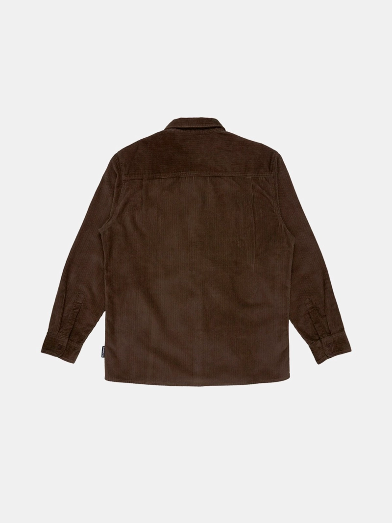 CAMISA MANGA LARGA ALGODÓN HOMBRE QUIKSILVER MARRÓN VENTURE - 6