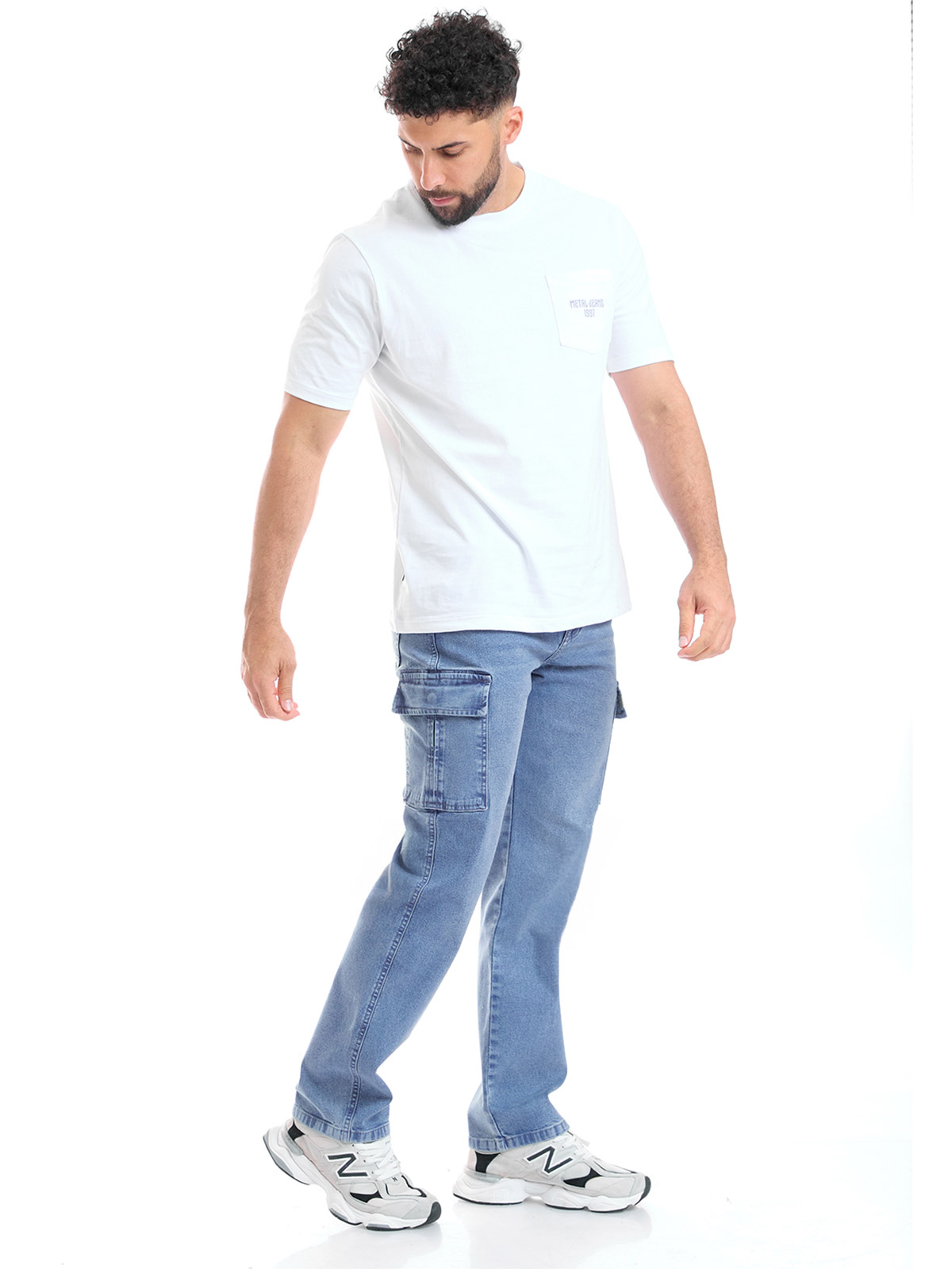 JEANS ALGODÓN CARGO HOMBRE METAL JEANS SNEYDER - 4