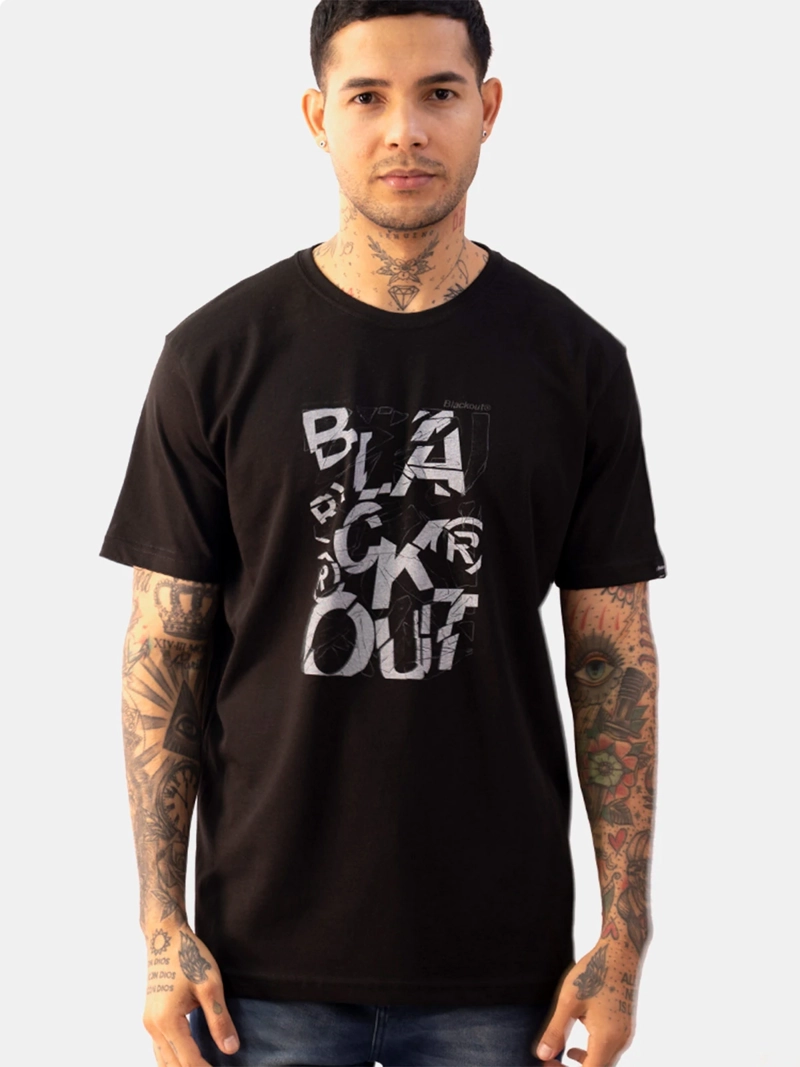POLO MANGA CORTA ALGODÓN HOMBRE BLACKOUT BASICO 003 H25 - 1