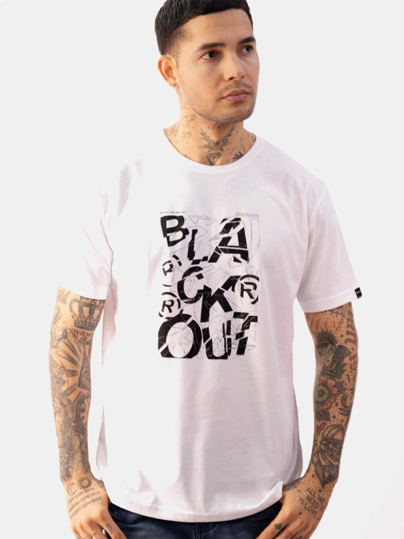 POLO MANGA CORTA ALGODÓN HOMBRE BLACKOUT BASICO 003 H25 - 1