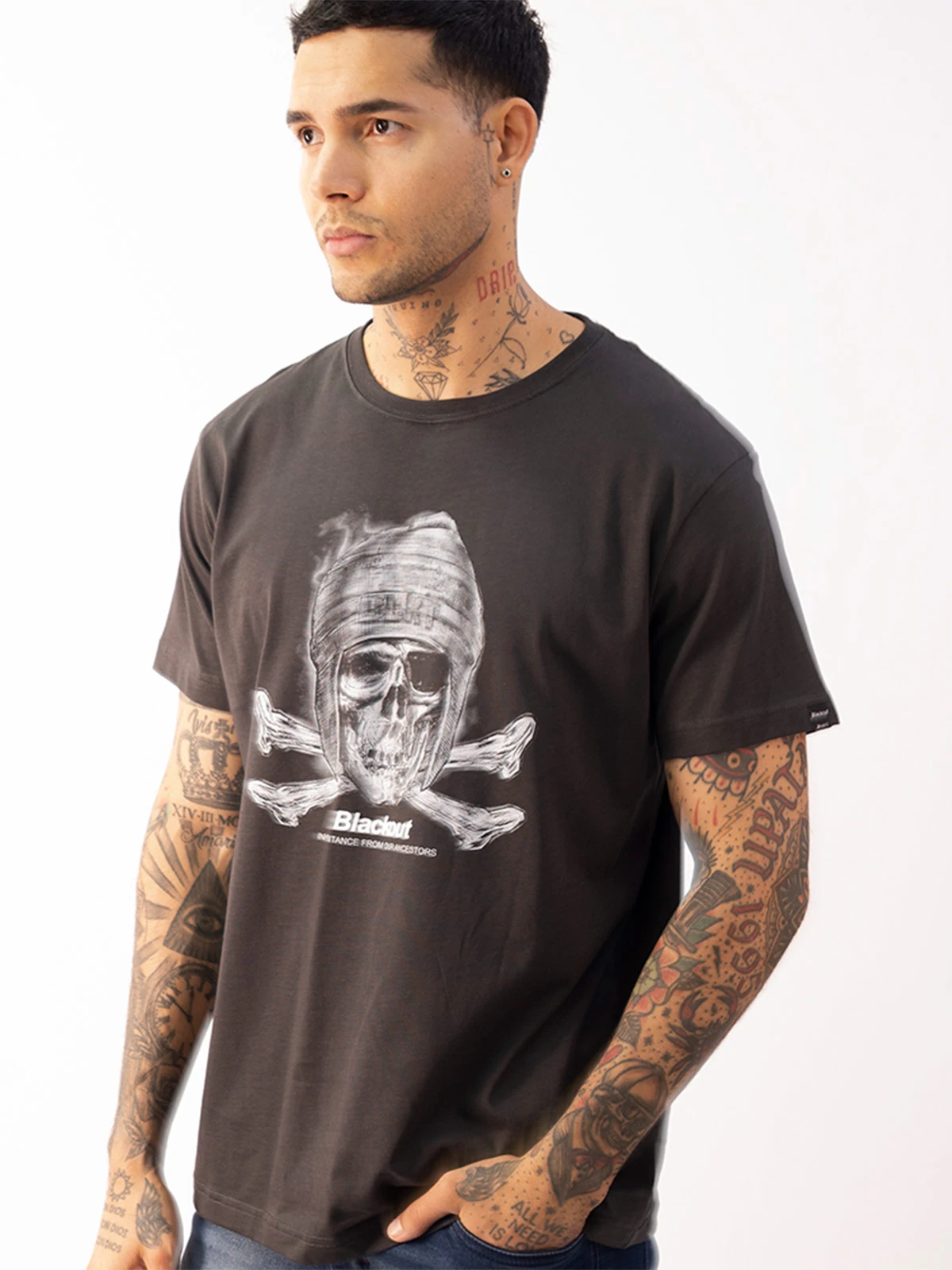 POLO MANGA CORTA ALGODÓN HOMBRE BLACKOUT BASICO 005 H25 - 3