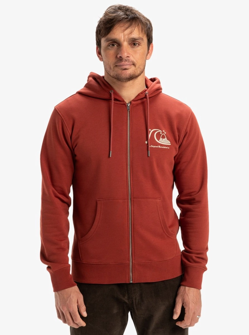 POLERA HOMBRE QUIKSILVER GRAPHIC MIX HOODIE - 1