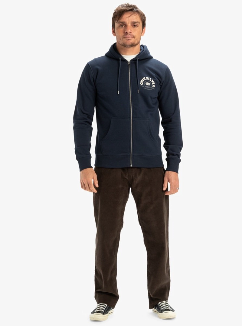 POLERA HOMBRE QUIKSILVER GRAPHIC MIX HOODIE - 4