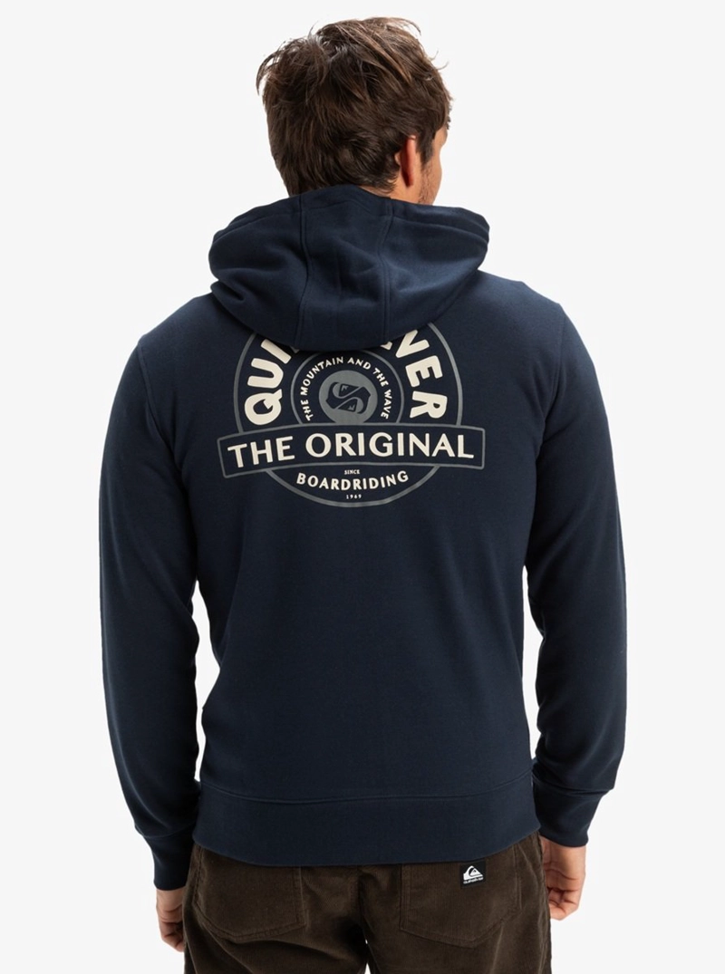 POLERA HOMBRE QUIKSILVER GRAPHIC MIX HOODIE - 5