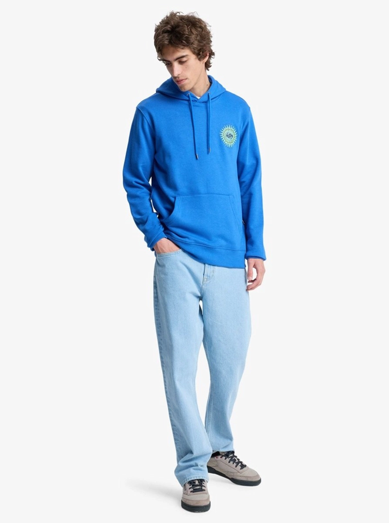 POLERA HOMBRE QUIKSILVER GRAPHIC MIX HOODIE - 3