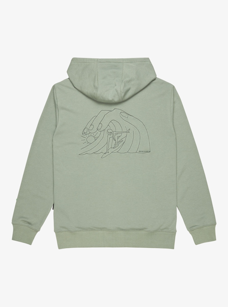 POLERA HOMBRE QUIKSILVER GRAPHIC MIX HOODIE - 2