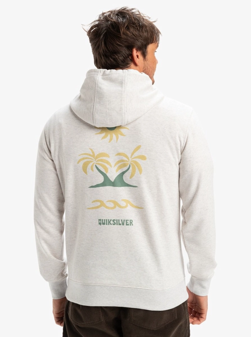POLERA HOMBRE QUIKSILVER GRAPHIC MIX HOODIE - 5