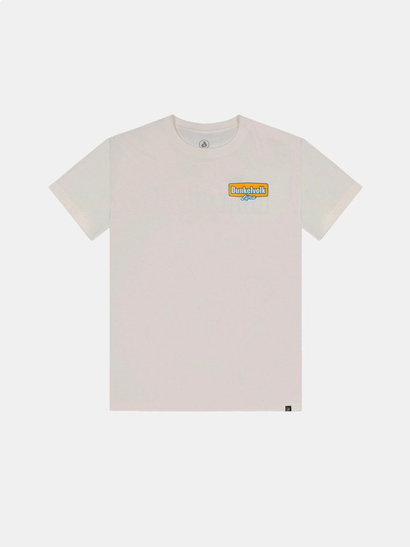 POLO MANGA CORTA ALGODÓN HOMBRE DUNKELVOLK BLANCO VINTAGE LIMA - 1