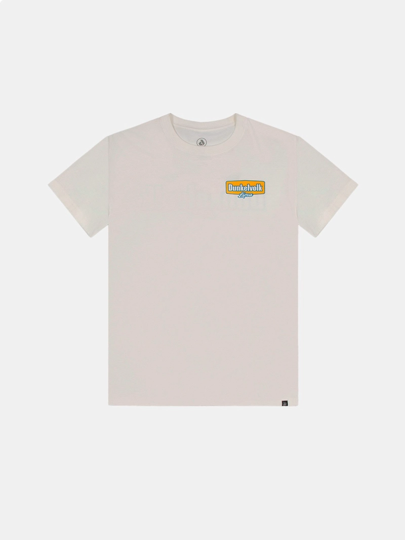 POLO MANGA CORTA ALGODÓN HOMBRE DUNKELVOLK BLANCO VINTAGE LIMA - 1
