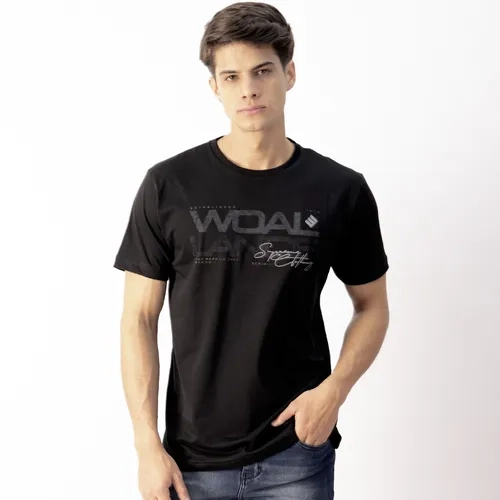 POLO MANGA CORTA ALGODÓN HOMBRE WOALLANCE CLASICO 007 - 1