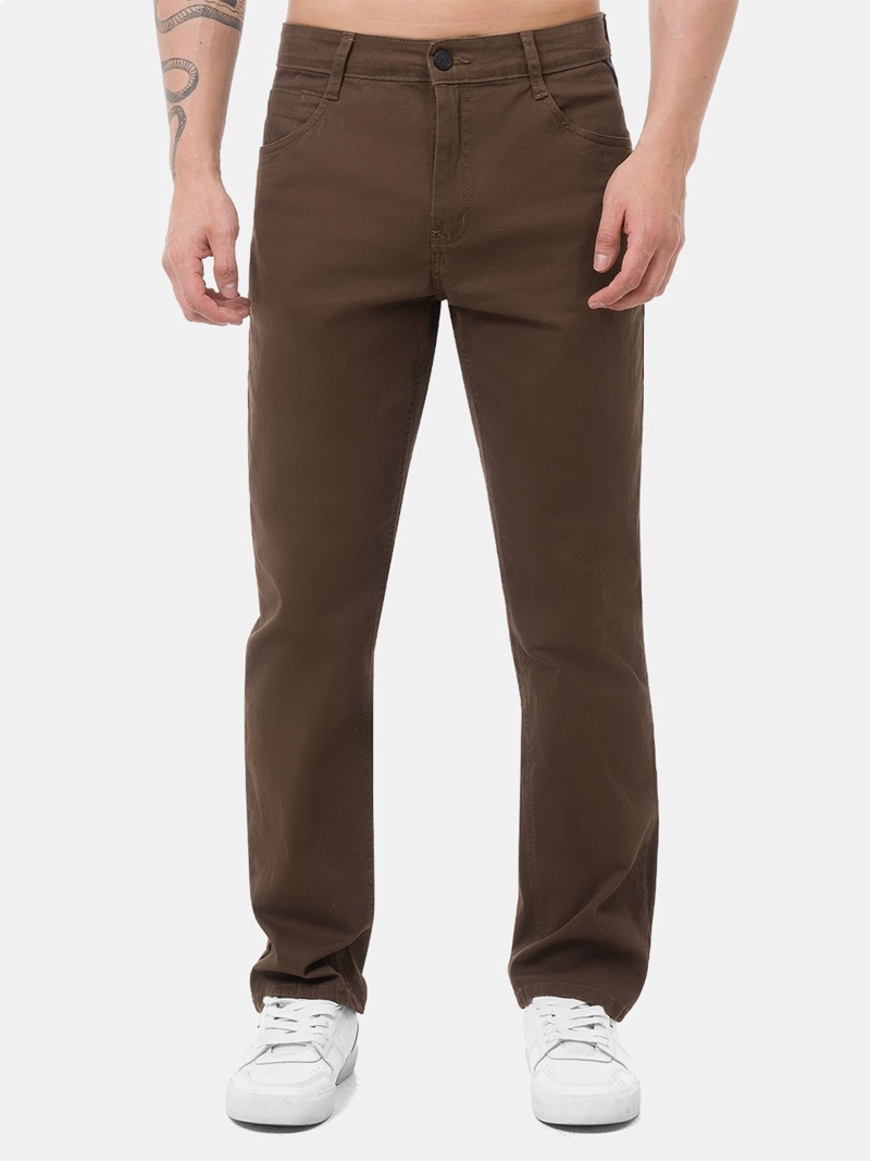 PANTALÓN SLIM FIT HOMBRE GZUCK MARKZU DRILL - 1