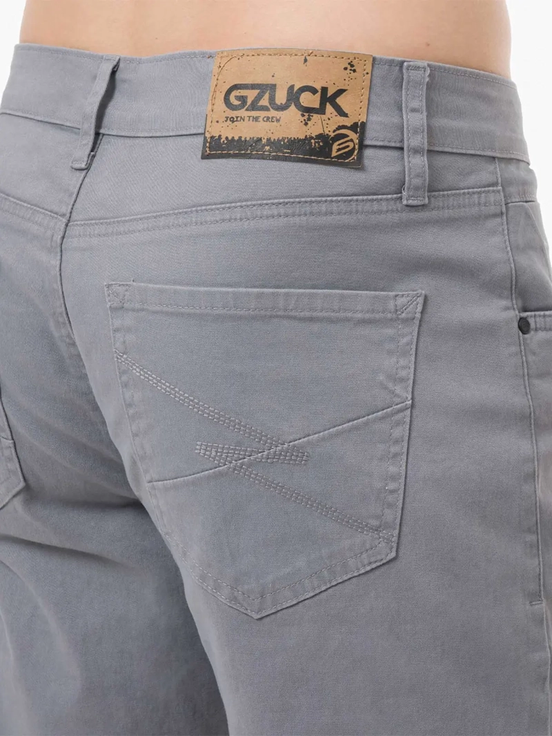PANTALÓN SLIM FIT HOMBRE GZUCK MARKZU DRILL - 4