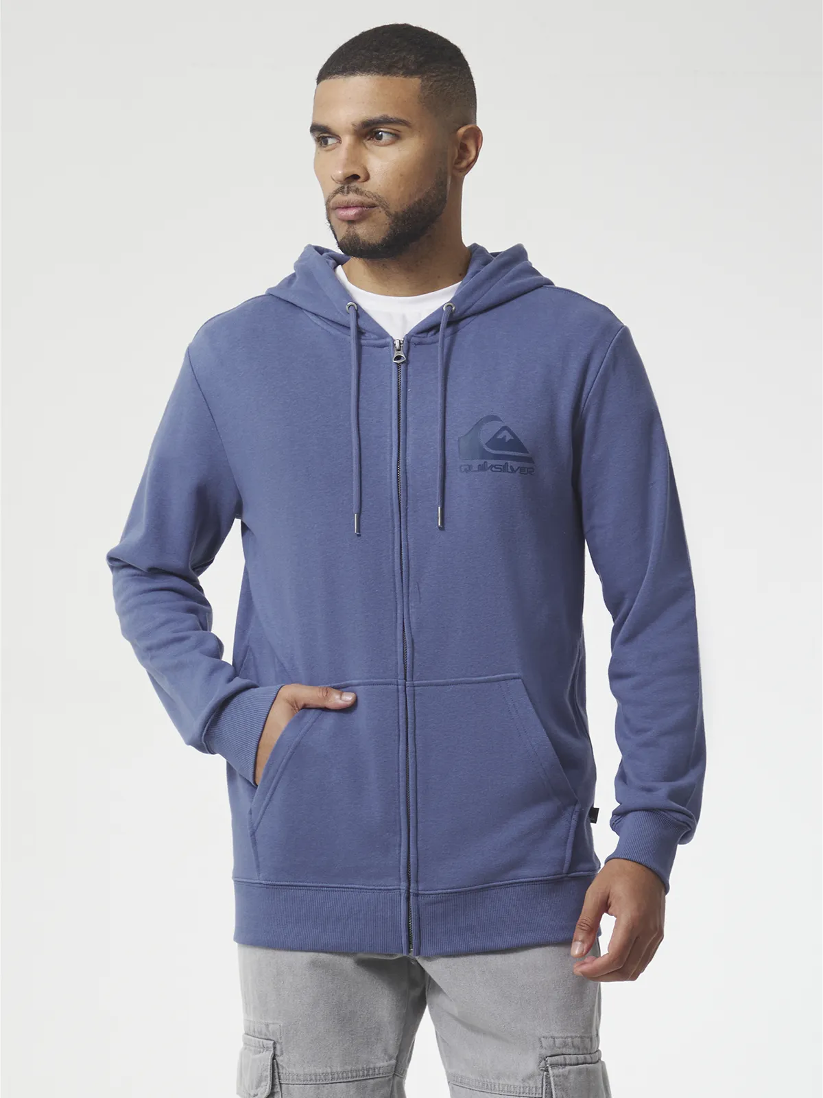 POLERA MANGA LARGA HOMBRE QUIKSILVER EVERY DAY ZIP HOODIE - 1