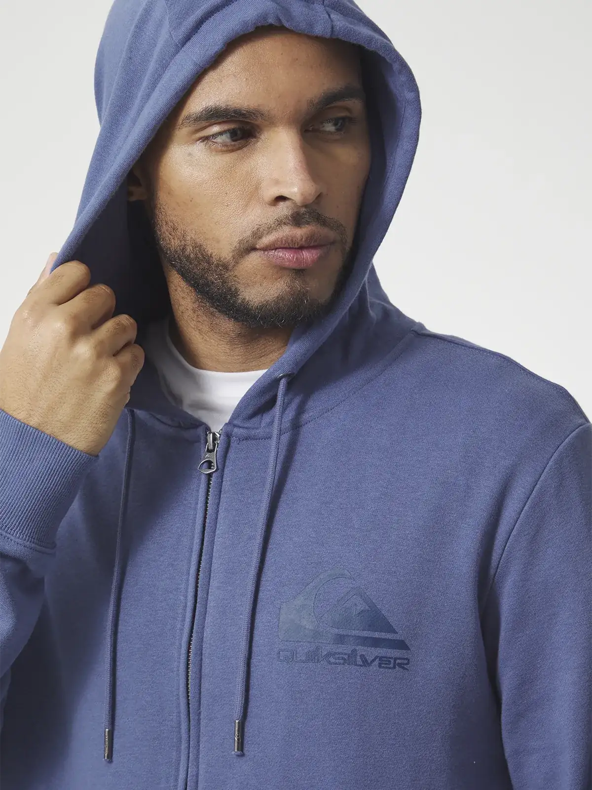 POLERA MANGA LARGA HOMBRE QUIKSILVER EVERY DAY ZIP HOODIE - 4