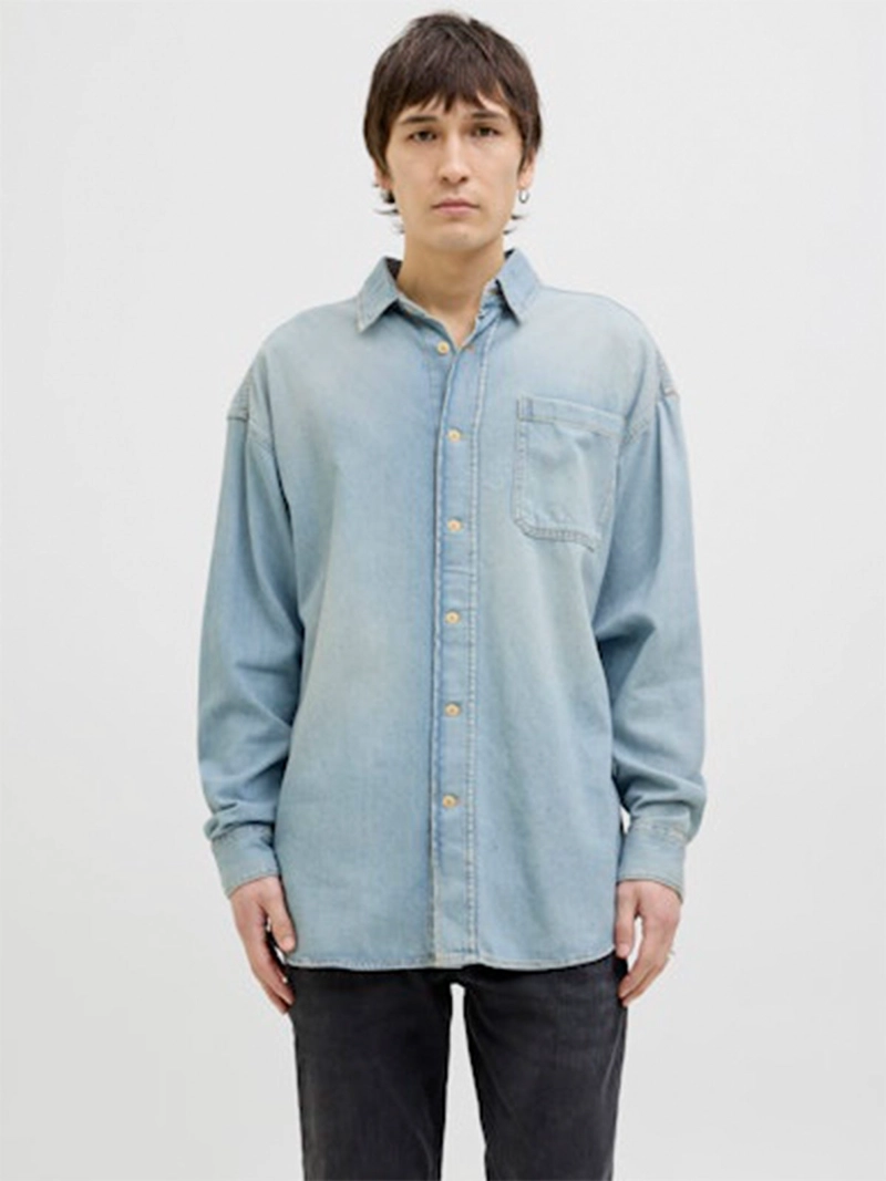 CAMISA MANGA LARGA ALGODÓN HOMBRE JACK & JONES 12272470 - 1