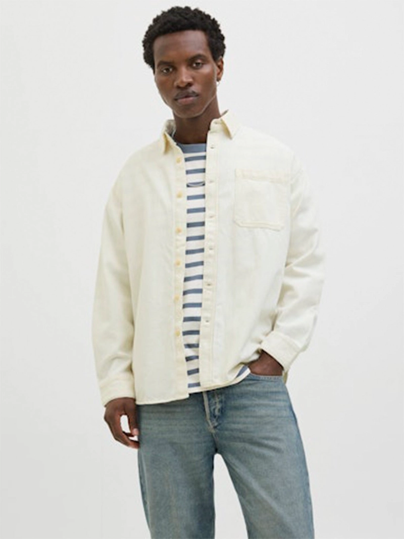 CAMISA MANGA LARGA ALGODÓN HOMBRE JACK & JONES 12272470 - 1