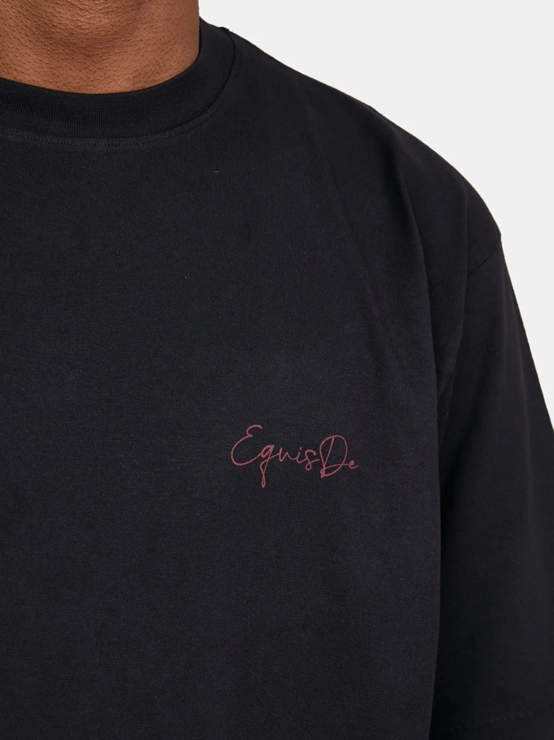 POLO MANGA CORTA ALGODÓN HOMBRE EQUISDE NEGRO DEVIL TEE - 3