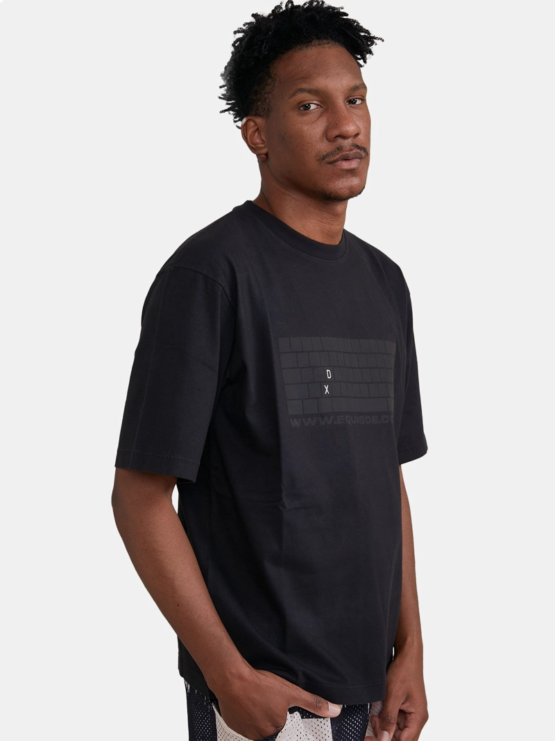 POLO MANGA CORTA ALGODÓN HOMBRE EQUISDE NEGRO TCLD TEE - 2