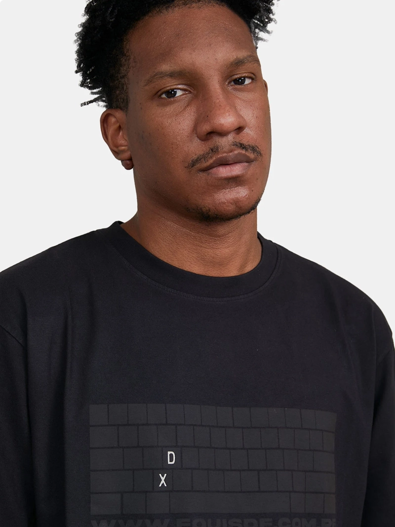 POLO MANGA CORTA ALGODÓN HOMBRE EQUISDE NEGRO TCLD TEE - 3