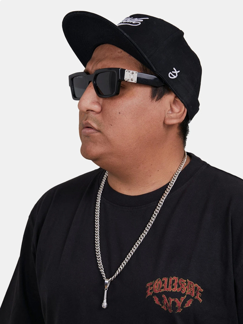 POLO MANGA CORTA ALGODÓN HOMBRE EQUISDE NEGRO HVY TEE - 4