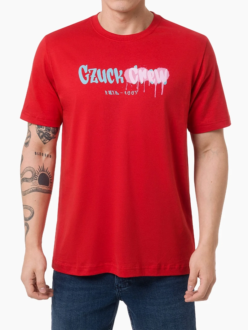 POLO MANGA CORTA HOMBRE GZUCK ROJO ZETHION - 1